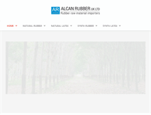 Tablet Screenshot of alcanrubber.com